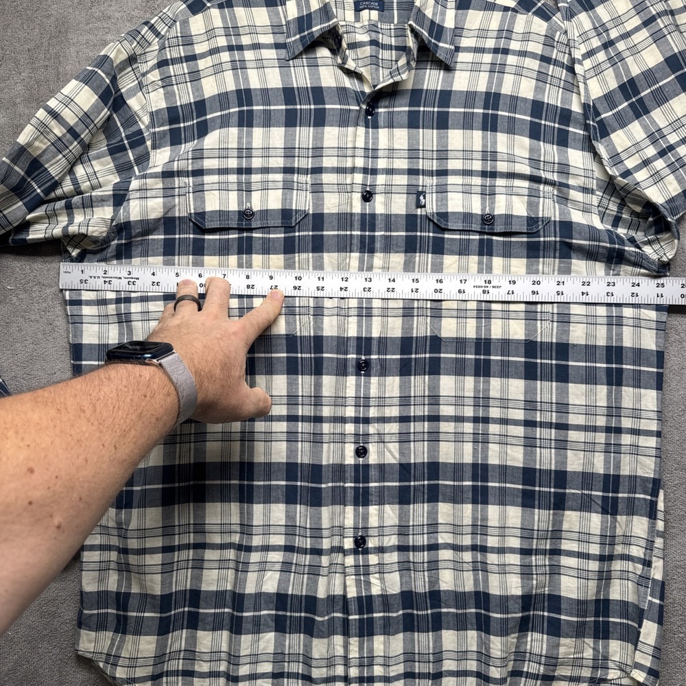 Polo Ralph Lauren Cascade Plaid Cotton Button Down‎ Shirt Men's Large Heritage - Picture 5 of 7